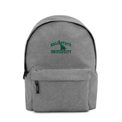 Kale State Embroidered Backpack