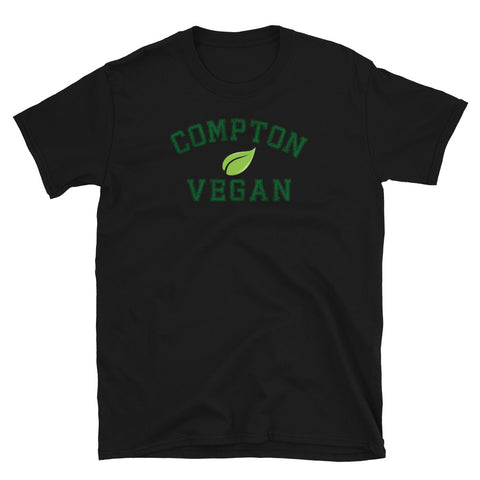 Compton Vegan Varsity Letter Short-Sleeve Unisex T-Shirt