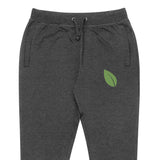 Compton Vegan Leaf Embroidered Unisex slim fit joggers